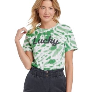 Women's Grayson Threads Tie Dye Lucky Tee Sz XS